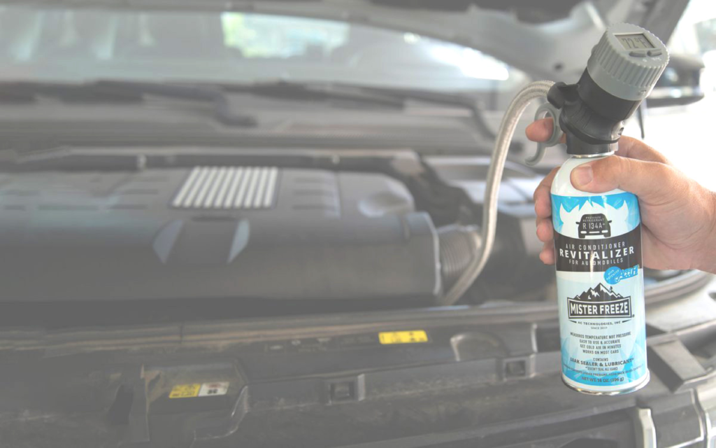 Mr Freeze Car AC Recharge Kit and Leak Sealer with r134a Refrigerant and Wireless Digital ...